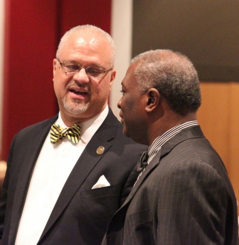 Dr. Joseph F. Scrivner and Dr. Samory T. Pruitt at the Legacy Banquet.