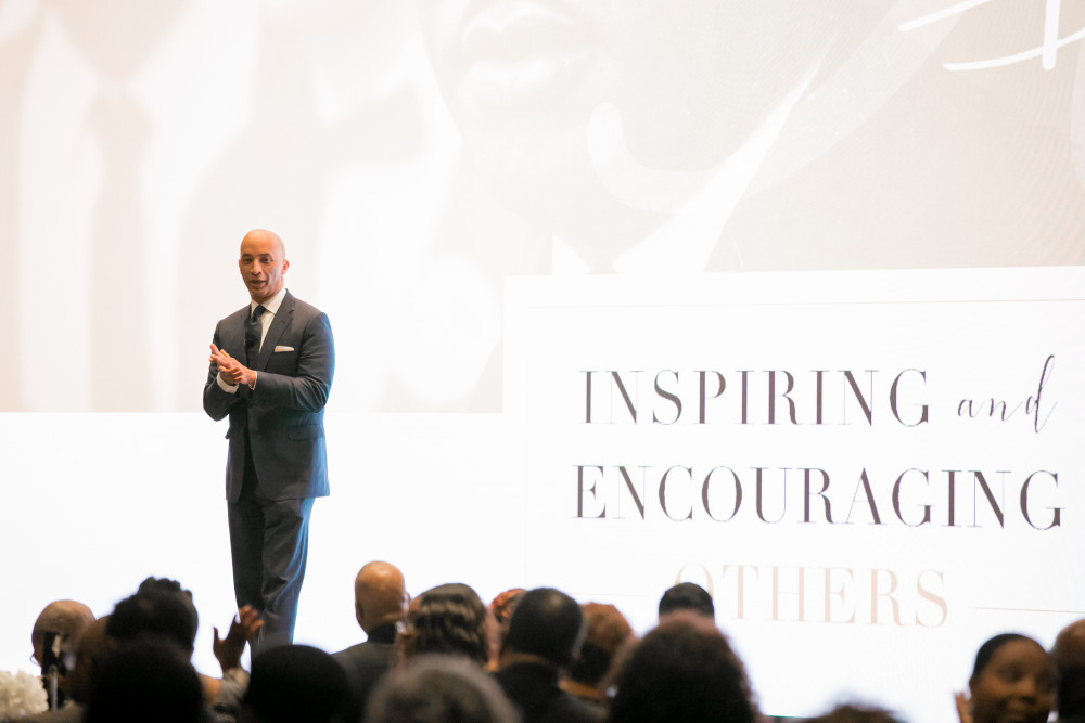Speaking from his vast experience as an international journalist, ABC’s Byron Pitts received frequent applause and “amens” from the audience during the 2019 Realizing the Dream Legacy Banquet.