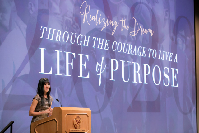 Legacy Banquet featured speaker Laura Ling shares her story of “Holding onto Hope.”